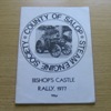 County of Salop Steam Engine Society: Bishop's Castle Rally, 1977.