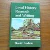 Local History Research and Writing.