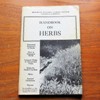 Handbook on Herbs (Plants and Gardens - Vol 14, No 2).