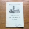 The Parish Church of St Laurence, Ludlow.